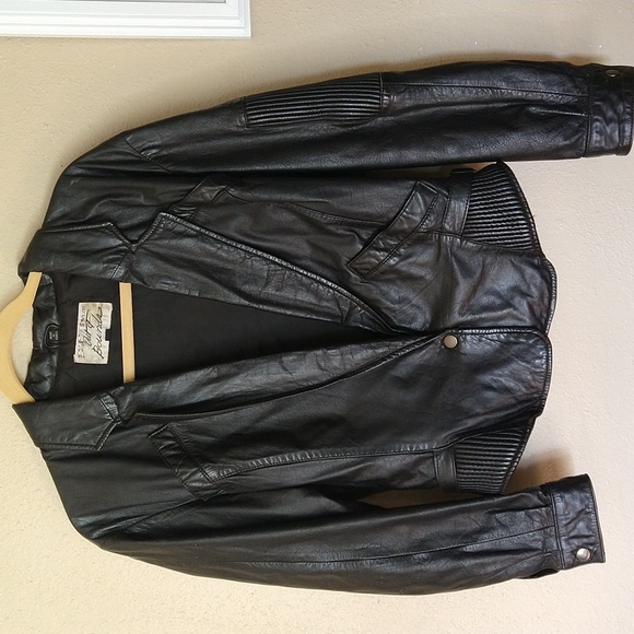 Vintage Out of Bounds Leather Jacket - Picture 1 of 8